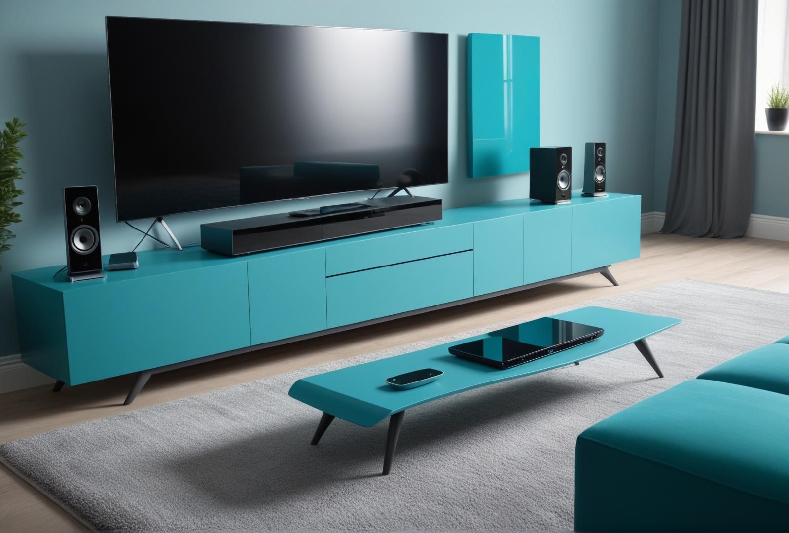 800x600 TV and TV Stand