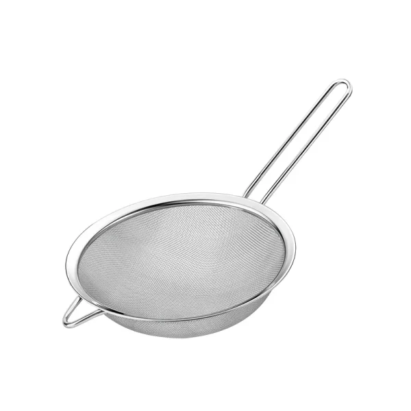 Stainless Steel Mesh Strainer – High-Density Oil & Food Filter for Kitchen Use (7–18cm Sizes) - Image 2