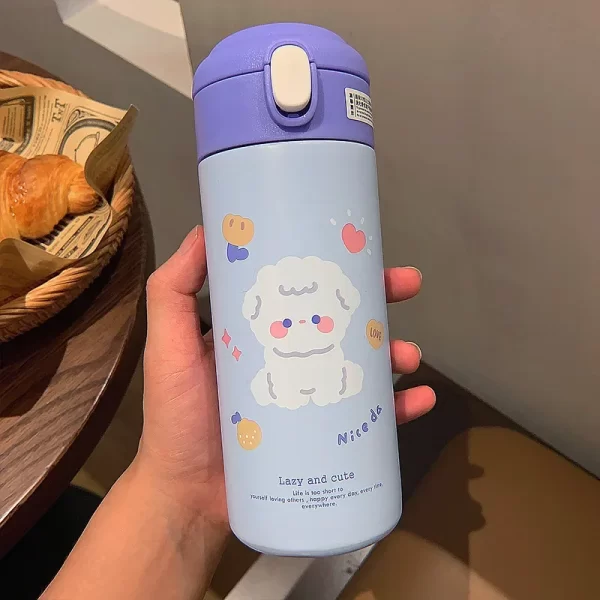 Toddler & Child Cartoon Thermos Vacuum Flask - 304 Stainless Steel - Image 4