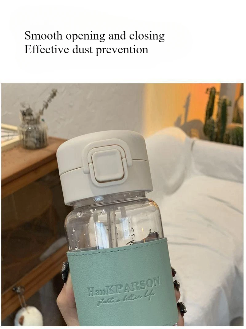 500ml Creative Water Bottle with Straw Portable Plastic Pop-Up Cover Water Cup for School Kids Leak-Proof Cute Drinking Bottle 500ml Creative Water Bottle with Straw Portable Plastic Pop-Up Cover Water Cup for School Kids Leak-Proof Cute Drinking Bottle