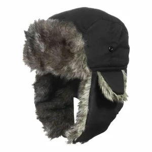 ❄️ Stay Stylish & Warm – Unisex Trapper Hat with Faux Fur & Chin Strap