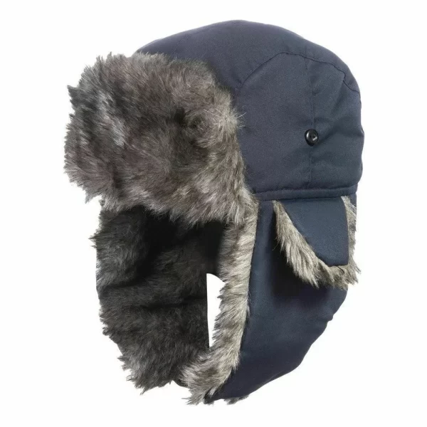 ❄️ Stay Stylish & Warm – Unisex Trapper Hat with Faux Fur & Chin Strap - Image 6