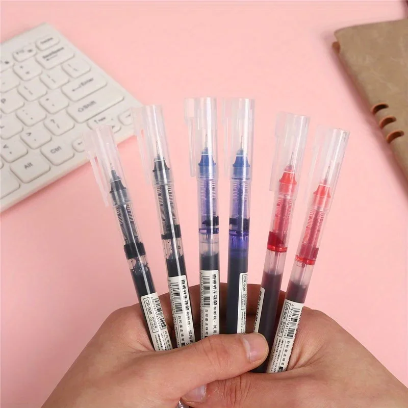 10Pcs/set High Quality Needle Type Gel Pens Straight Liquid Ballpoint Pen Kawaii Stationery School Office Supplies Writing 10Pcs/set High Quality Needle Type Gel Pens Straight Liquid Ballpoint Pen Kawaii Stationery School Office Supplies Writing
