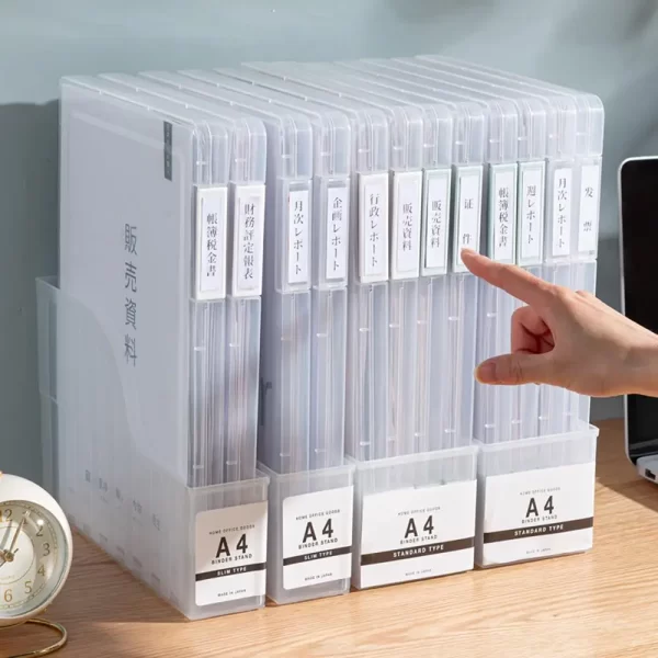 A4 Clear Document Storage Box - Image 2