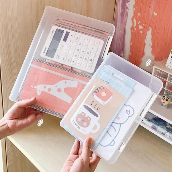A4 Clear Document Storage Box - Image 6