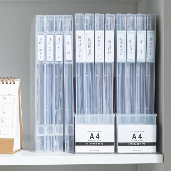A4 Clear Document Storage Box - Image 4