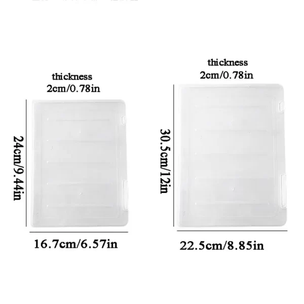 A4 Clear Document Storage Box - Image 5