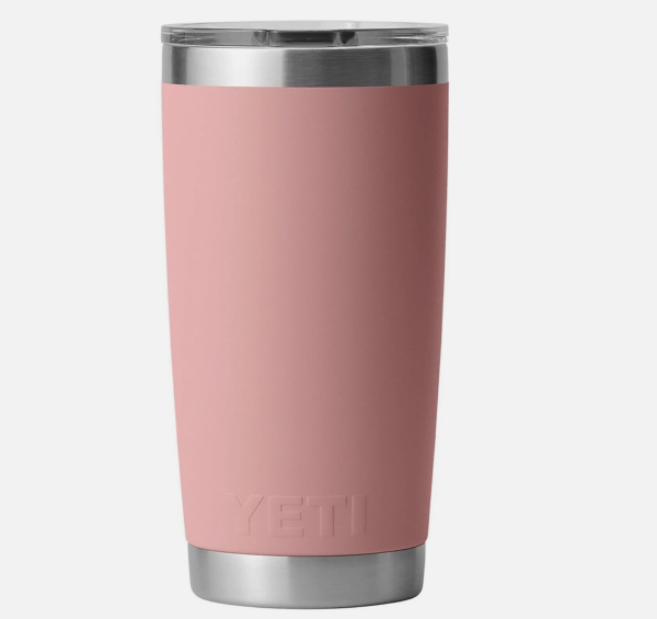 Yeti Tumbler 20oz Pink Back