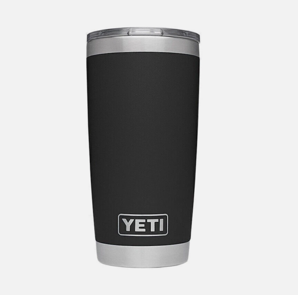 Yeti Tumbler 20oz Black Back
