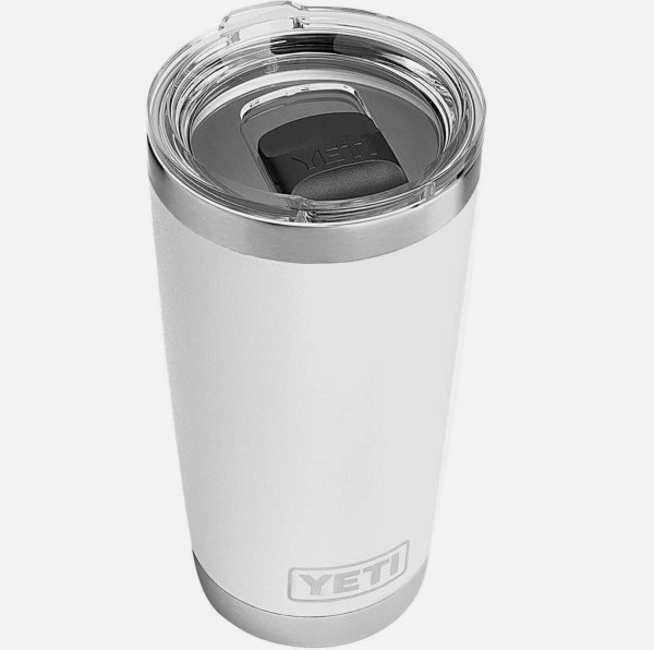 Yeti Tumbler 20oz White Top
