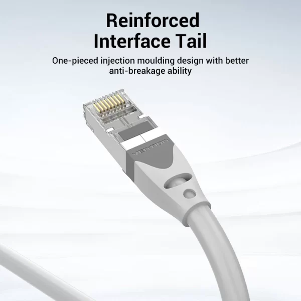 Vention Cat6A Ethernet Cable – 10Gbps Ultra-Fast LAN for Gaming & Streaming - Image 5