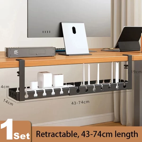 Desk Cable Organiser Tray – Tidy Up Your Workspace - Image 6