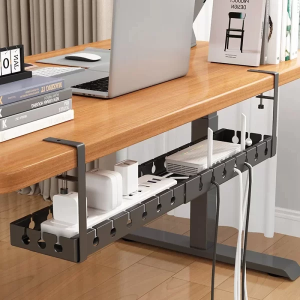 Desk Cable Organiser Tray – Tidy Up Your Workspace