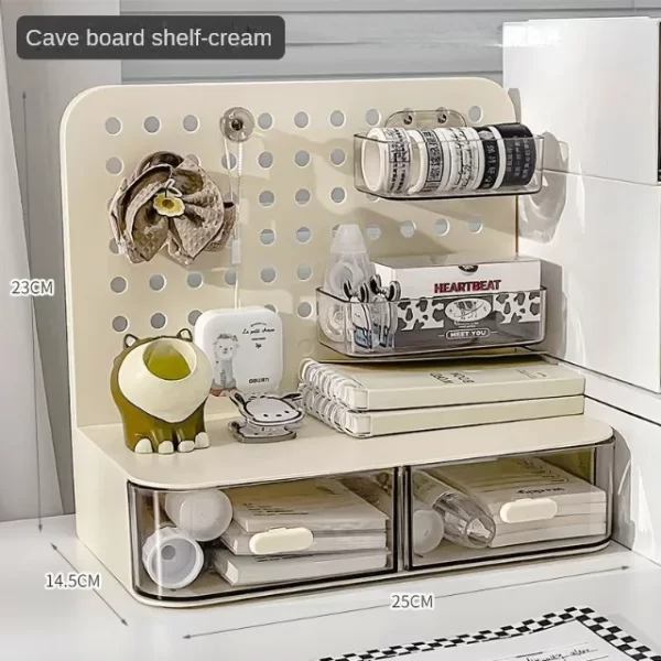 Desktop Perforated Storage Rack – Organise Pens & Stationery - Image 6