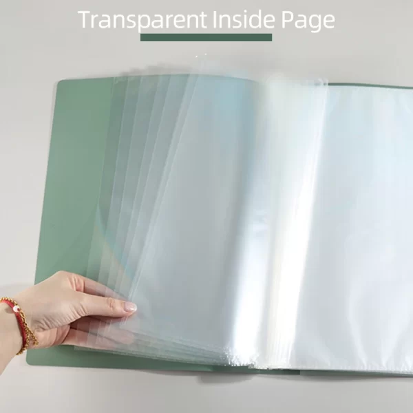 KOBEST Multi-Layer A4 Document Folder – Transparent File Organiser (20–60 Pockets) - Image 4