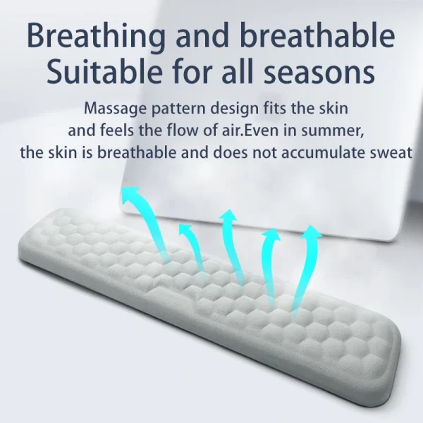 Ergonomic Keyboard & Mouse Wrist Rest Set – Memory Foam Support for Office & Home - Image 2