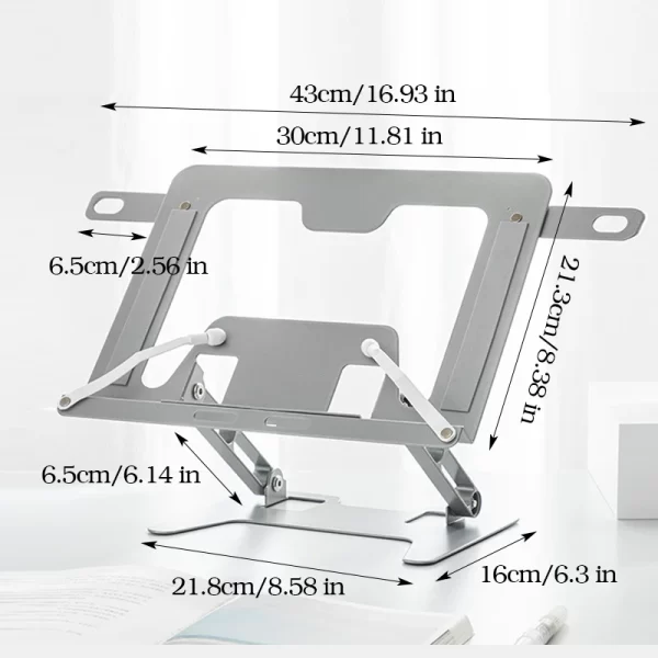 Adjustable Multifunction Reading Stand – Extendable Steel Holder for Books, Phones & Laptops - Image 6