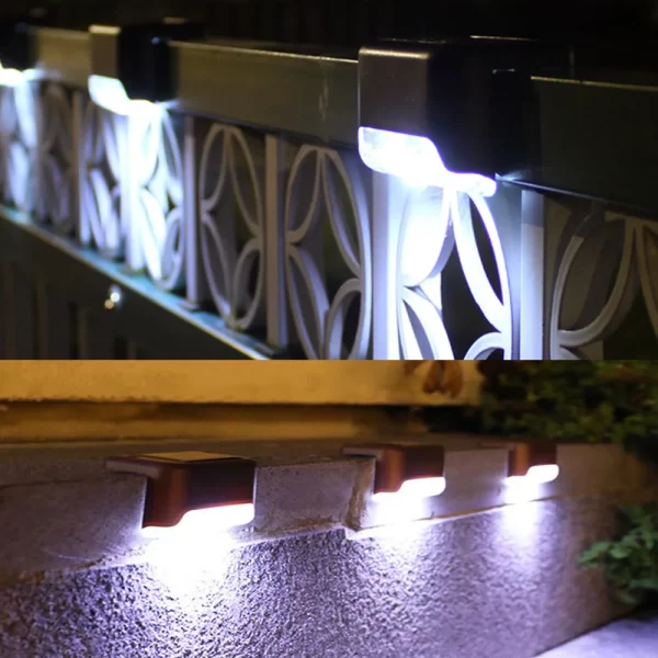 LED Solar Step & Path Lights – Outdoor Garden & Stair Lamps - Image 7