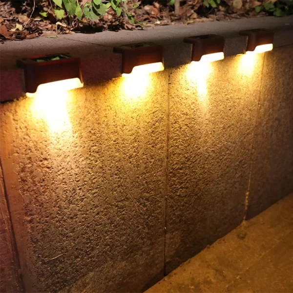 LED Solar Step & Path Lights – Outdoor Garden & Stair Lamps - Image 8