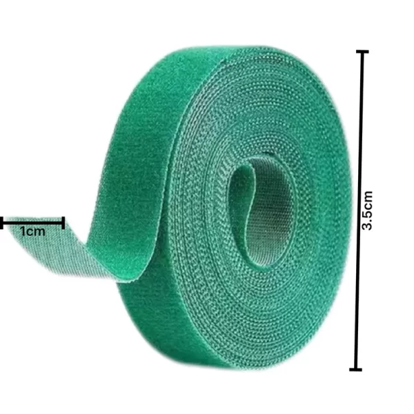 Reusable Nylon Plant Ties – Adjustable Garden Hook & Loop Fasteners - Image 6