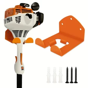 Heavy-Duty Wall-Mounted Garage Tool Rack – Trimmer & Power Tool Holder