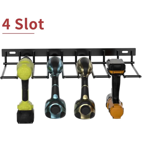Heavy-Duty Wall-Mounted Power Tool Rack – Workshop & Garage Organiser - Image 2