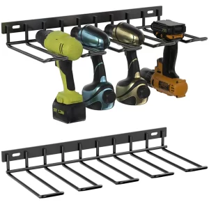 Heavy-Duty Wall-Mounted Power Tool Rack – Workshop & Garage Organiser