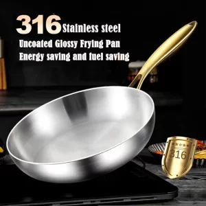 316 Stainless Steel Frying Pan