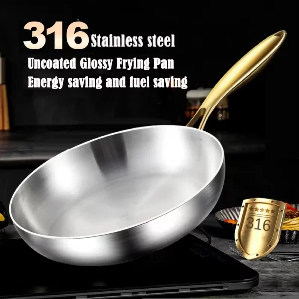 316 Stainless Steel Frying Pan