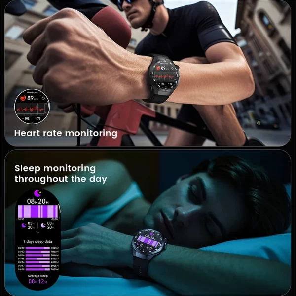 2025 Watch 5 Max Smart Watch – AMOLED Display, GPS, Bluetooth Calls, Heart Rate & Fitness Tracker - Image 6