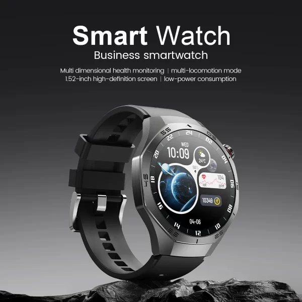 2025 Watch 5 Max Smart Watch – AMOLED Display, GPS, Bluetooth Calls, Heart Rate & Fitness Tracker - Image 9