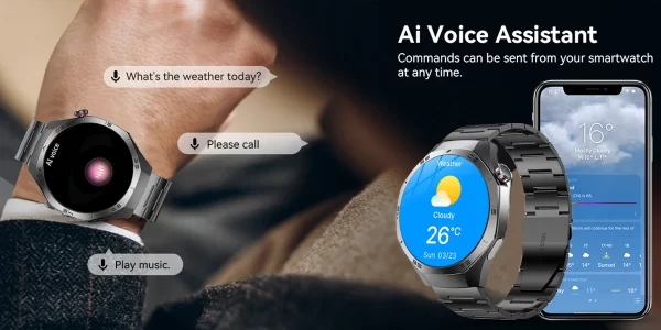 2025 Watch 5 Max Smart Watch – AMOLED Display, GPS, Bluetooth Calls, Heart Rate & Fitness Tracker - Image 7