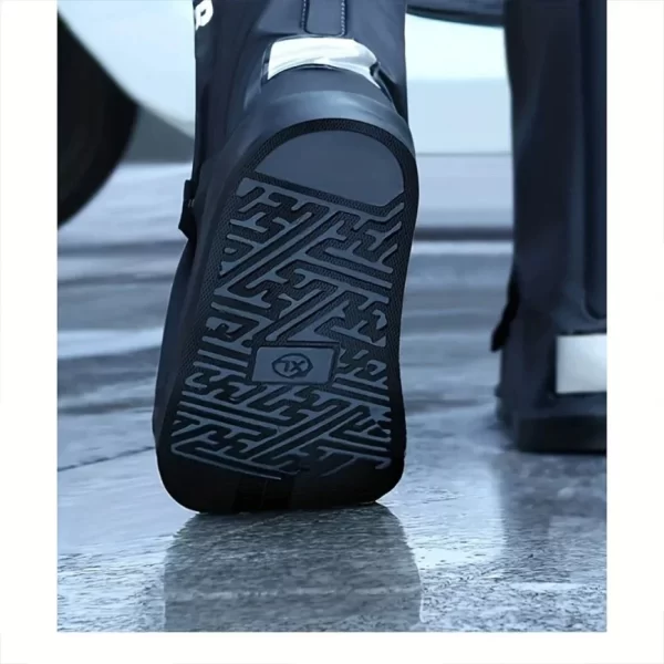 Motorbike & Cycling Waterproof Shoe Covers – Rainproof, Non-Slip, Reflective, Reusable Boot Protectors - Image 3