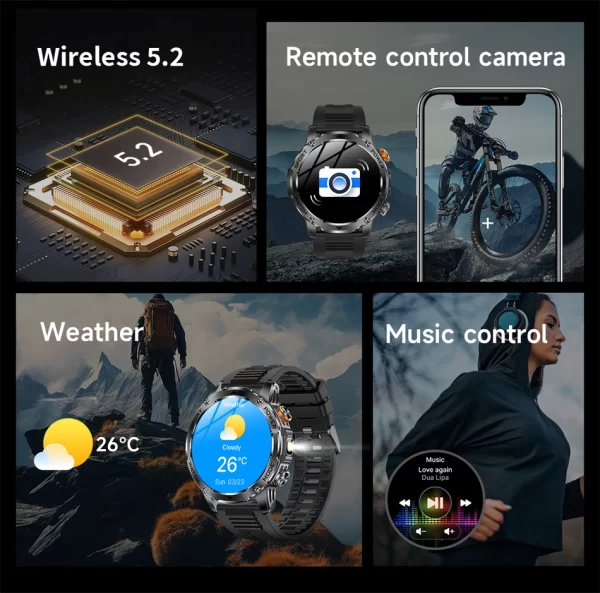 LIGE 2025 AMOLED Smartwatch – 1000mAh - Image 15