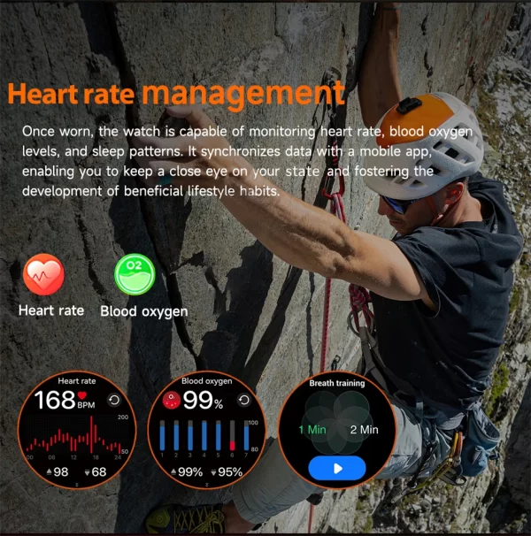 LIGE 2025 AMOLED Smartwatch – 1000mAh - Image 14