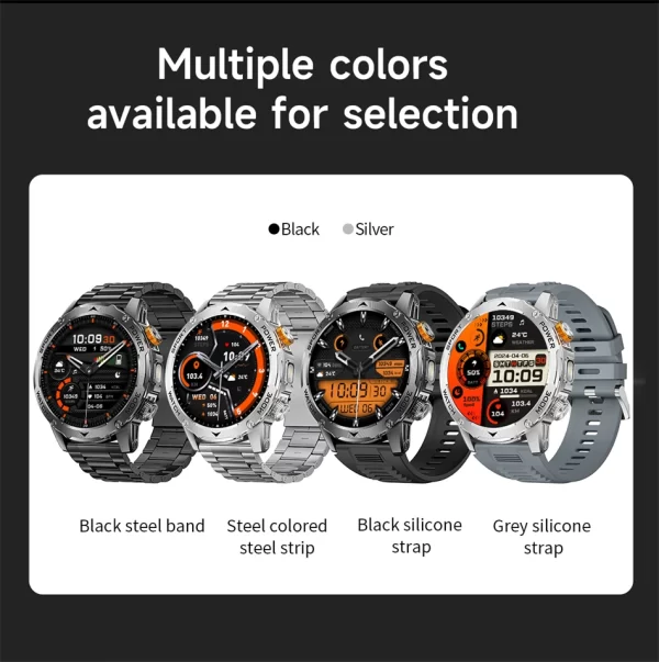 LIGE 2025 AMOLED Smartwatch – 1000mAh - Image 17