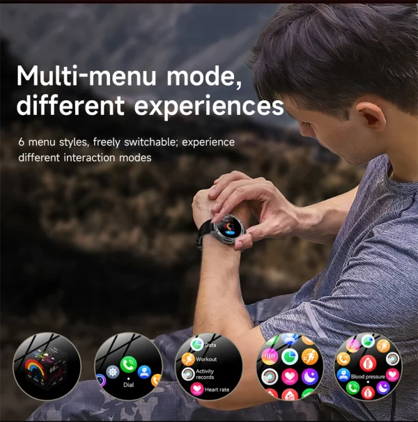 LIGE 2025 AMOLED Smartwatch – 1000mAh - Image 10