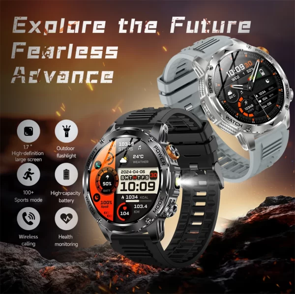 LIGE 2025 AMOLED Smartwatch – 1000mAh - Image 7