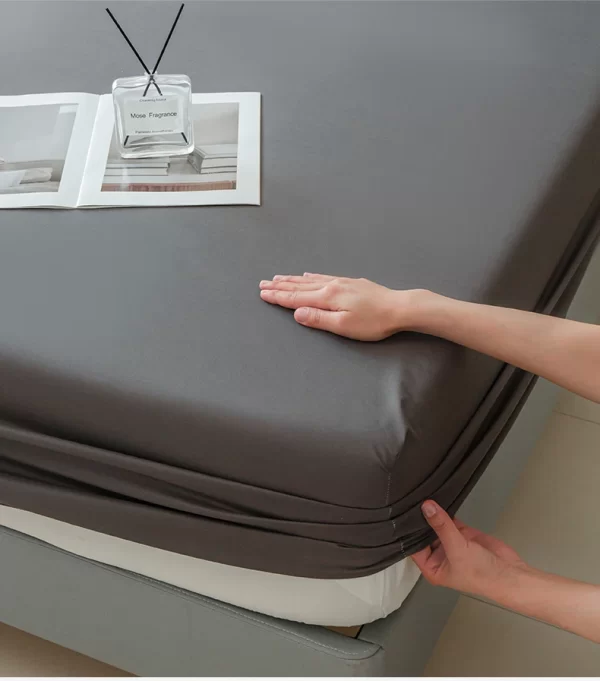 Waterproof Elastic Fitted Bed Sheet – Mattress Protector Cover - Image 7