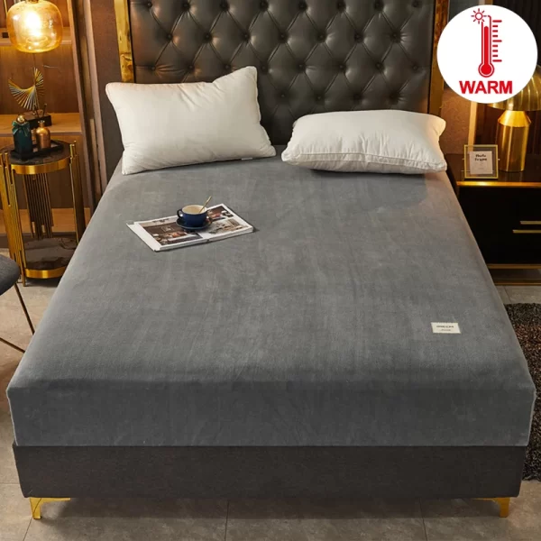 Super Soft Flannel Fitted Bed Sheet