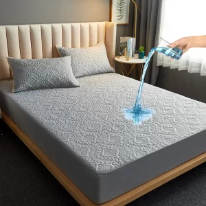 Quilted Waterproof Mattress Protector – Soft & Durable Fitted Cover
