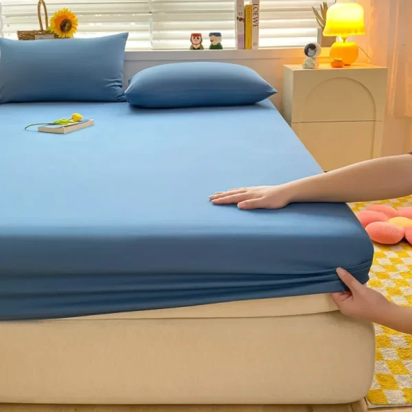 Dreamreal Premium Cotton Fitted Bed Sheet – Soft, Breathable & Skin-Friendly - Image 3