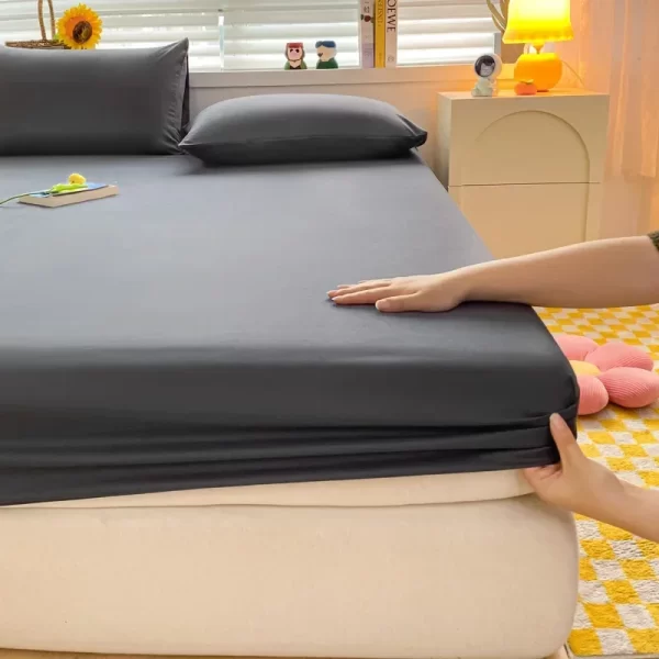 Dreamreal Premium Cotton Fitted Bed Sheet – Soft, Breathable & Skin-Friendly - Image 4