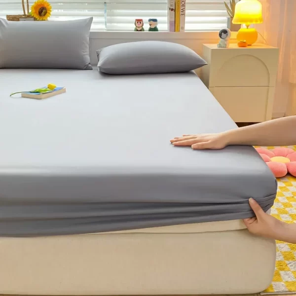 Dreamreal Premium Cotton Fitted Bed Sheet – Soft, Breathable & Skin-Friendly - Image 2