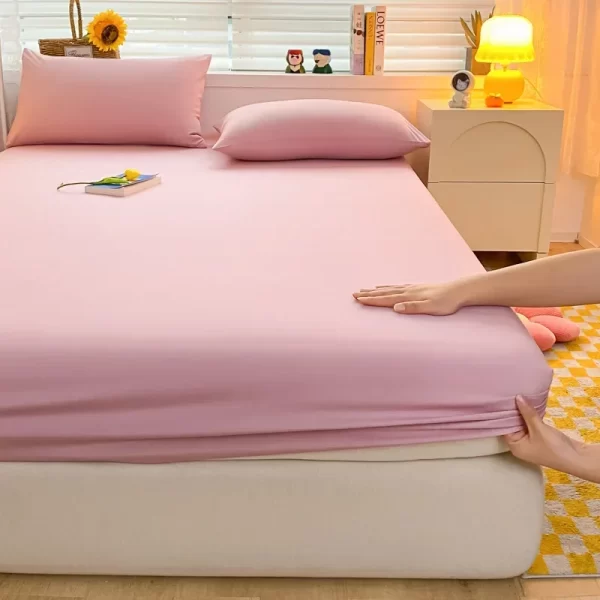 Dreamreal Premium Cotton Fitted Bed Sheet – Soft, Breathable & Skin-Friendly - Image 5