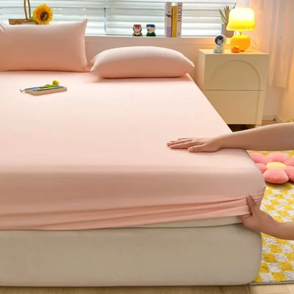 Dreamreal Premium Cotton Fitted Bed Sheet – Soft, Breathable & Skin-Friendly