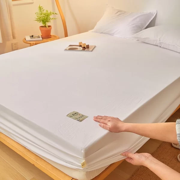 AISIRUI Luxury Egyptian Cotton Fitted Bed Sheet - Image 3