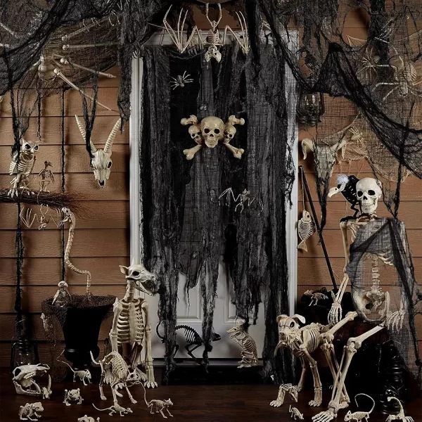Halloween Black Gauze Creepy Cloth - Image 5