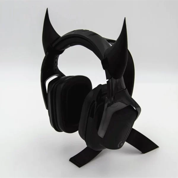 Cosplay Devil Horns Headset Props – Gothic Gamer & Party Accessory - Image 2