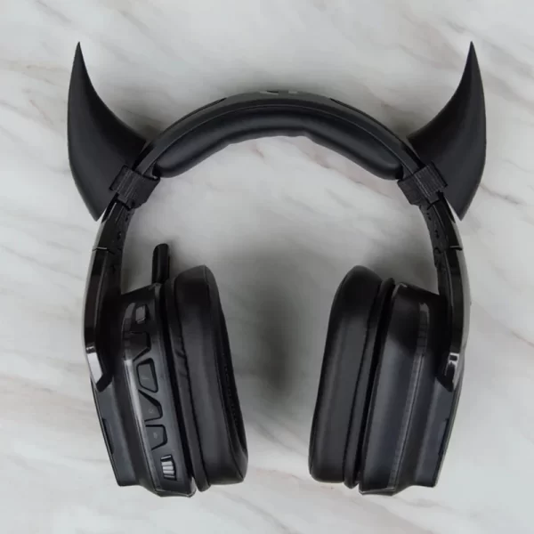 Cosplay Devil Horns Headset Props – Gothic Gamer & Party Accessory